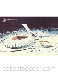 1976 Olympad Monreal Olympic Stadium view postcard 17/07/1976