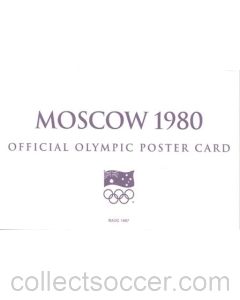 Moscow 1980 Official Olympic Poster Card