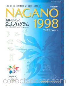1998 Winter Olympic Games in Nagano, Japan 7-22/02/1998 official programme