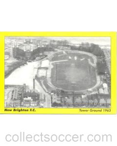 New Brighton FC Tower Ground 1963 postcard