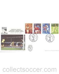 Norfolk County Football Association Centenary Season 1980-1981 First Day Cover 10/10/1980