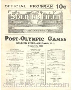 1932 Post-Olympic Games Soldier Field Chicago, Illinois, USA 18/08/1932