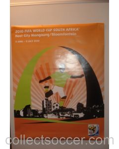 2010 World Cup South Africa Poster Host City Bloemfontein