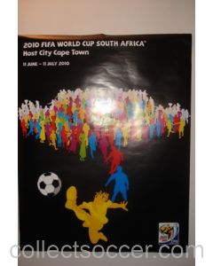 2010 World Cup South Africa Poster Host City Cape Town