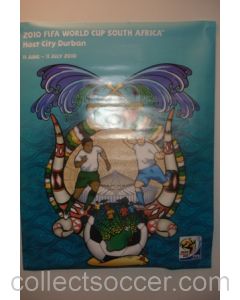 2010 World Cup South Africa Poster Host City Durban