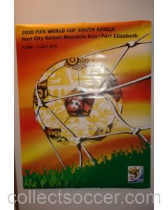 2010 World Cup South Africa Poster Host City Port Elizabeth