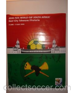 2010 World Cup South Africa Poster Host City Pretoria