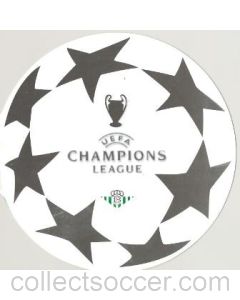 Real Betis v Chelsea Champions League 2004-2005 souvenir, produced by a local bank