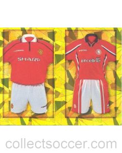 Manchester United and Chelsea Premier League 2000 sticker
