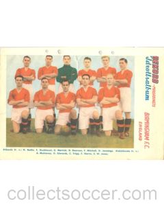 Birmingham FC colour team photograph - Rekord Magazine