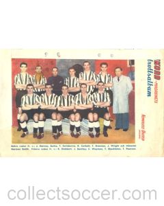 Newcastle United colour team photograph - Rekord Magazine
