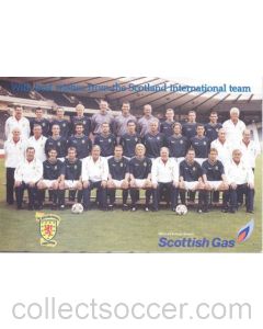 Scotland International Team colour postcard