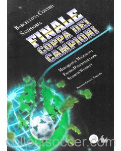 1992 European Cup Final Official Programme Italian Edition Barcelona v Sampdoria
