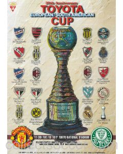 1999 Toyota Cup Official Programme Manchester United v Palmeiras