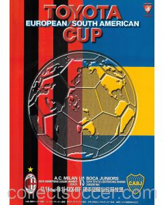 2003 Toyota Cup Official Programme AC Milan v Boca Juniors