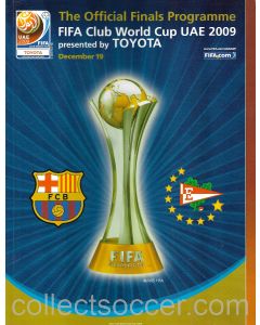 2009 Club World Cup Final Official Programme Barcelona v Estudiantes
