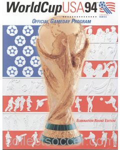 1994 World Cup Gameday Programme - San Franciso Flag Edition