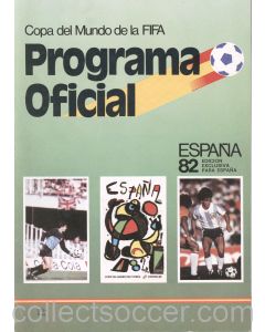 1982 World Cup Tournament Programme