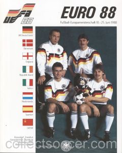 1988 European Championship Official Tournament Programme