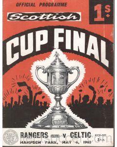 1963 Scottish Cup Final Glasgow Rangers v Celtic Official Football Programme