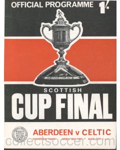 1967 Scottish Cup Final Aberdeen v Celtic Official Football Programme