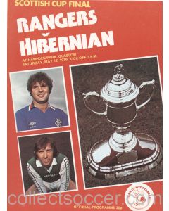 1979 Scottish Cup Final Rangers v Hibernian Official Football Programme