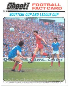 Shoot! Card Scottish Cup & League Cup Eric Black 1983