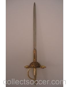 Spain v France 17/03/1955 in Madrid - made in Toledo sword given to Raymond Kopa at the match