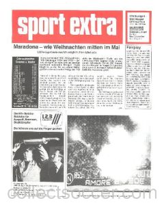 1989 UEFA Cup Final Official Programme Stuttgart v Napoli Sport Extra Edition