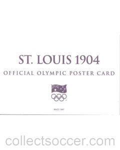 St. Louis 1904 Official Olympic Poster Card