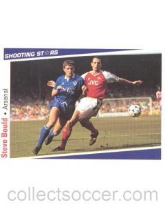 Steve Bould Arsenal Shooting Stars Card