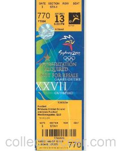 2000 Olympic Games in Sydney ticket