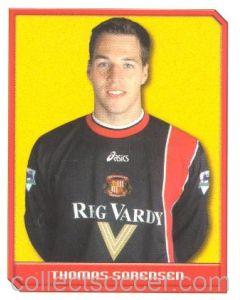 Thomas Sorensen Premier League 2000 sticker