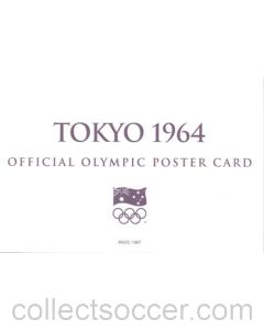 Tokyo 1964 Official Olympic Poster Card