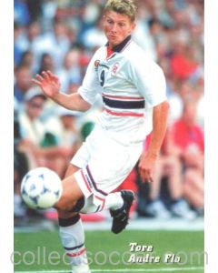 1998 World Cup in France Tore Andre Flo postcard