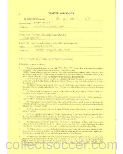 Trainee Player Contract between Michael McAteer and Wigan Athletic of 05/07/1993