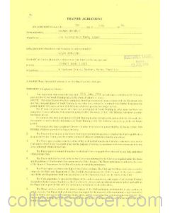 Trainee Player Contract between Stewart John Slater and Wigan Athletic of 07/07/1994