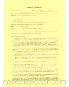 Trainee Player Contract between Terence O'Hara and Wigan Athletic of 05/07/1993