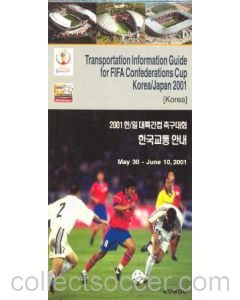 2001 FIFA Confederations Cup Korea Japan Transportation Information Guide