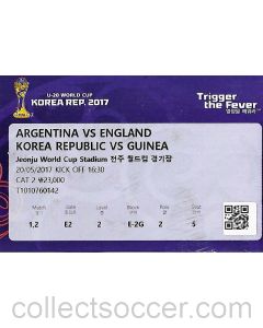 2017 Under 20 World Cup England v Argentina