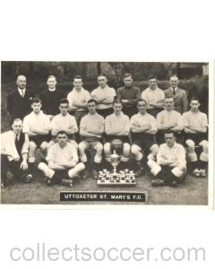 Uttoxeter St. Mary's FC Photocard