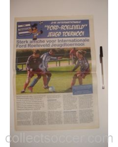 VSV Vreeswijk Youth Tournament May 2010 official newspaper-like programme