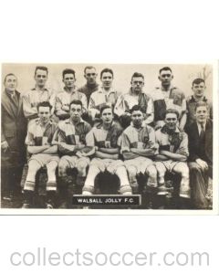 Walsall Jolly FC Photocard