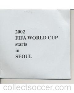 2002 World Cup FIFA World Cup Starts In Seoul mini CD in a pack