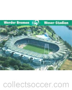 Werder Bremen Weser Stadium postcard