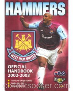 West Ham United official handbook 2002-2003