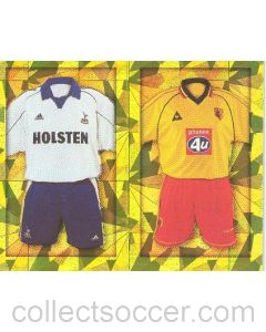Tottenham Hotspur and Watford Premier League 2000 sticker