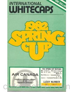 1982 International Whitecaps Canada Spring Cup Matches