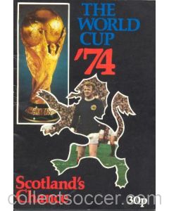 1974 World Cup Scotland's Chance in West Germany programme