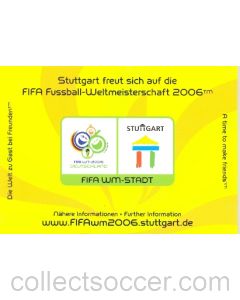 2006 World Cup Germany Postcard